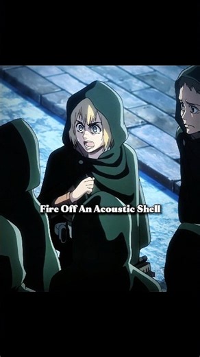 Commander Erwin Gives Armin Full Control Of The Troops! #anime #aot #shorts