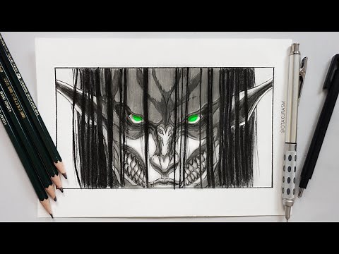 How To Draw Eren Founding Titan Transformation | Attack on Titan Season 4