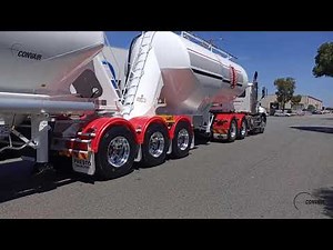 Brand new Convair steel B-double pneumatic dry bulk tanker