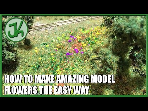 How to Make Amazing Model Flowers The Easy Way