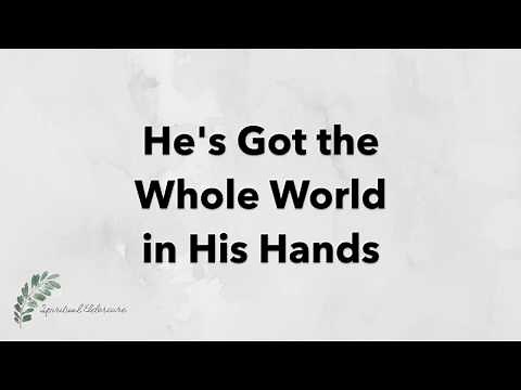 He's Got the Whole World in His Hands | Hymn with Lyrics | Dementia friendly