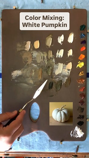 Mixing colors for white objects is so tricky. Hope you find this demonstration useful! I also added the painting process time-lapse in the end. Enjoy! 🤍 | Ken Goshen