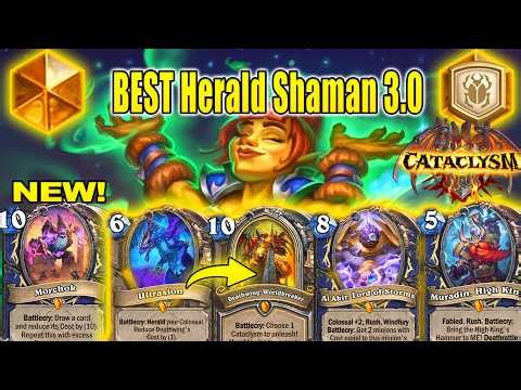 Best Herald Shaman 3.0 Deck To Craft Now And Climb Ranks At New Expansion CATACLYSM | Hearthstone