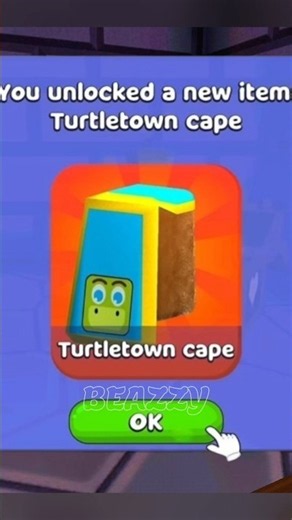 NEW Turtle Town Cape Unlocked! 🐢😱 | Super Bear Adventure #superbearadventure #shorts