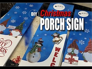 DIY Christmas Porch Signs: Easy & Affordable Holiday Decor with Window Stickers!"