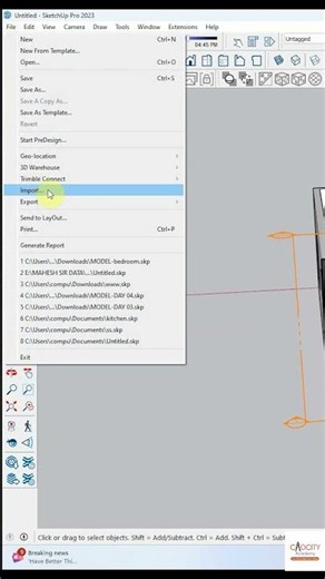 SketchUp Tips #43 | Import 3D Models