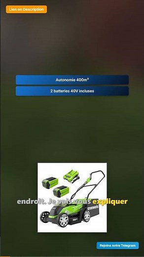 🥇 No-recharge lawnmower for 400m²? The Greenworks 40V solution! 🔋⚡