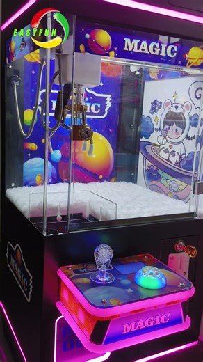 Easyfun magic gifts clip and claw crane game machine