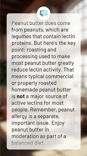 Is peanut butter high in lectins?