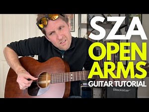 Open Arms by SZA Guitar Tutorial - Guitar Lessons with Stuart!