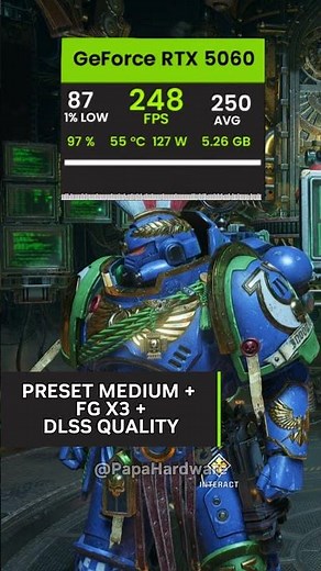 RTX 5060 – Space Marine 2 TAA vs FRAME GEN X4 1080p BENCHMARK!