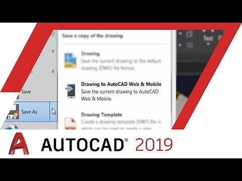 AutoCAD 2019: Save to Web and Mobile | AutoCAD
