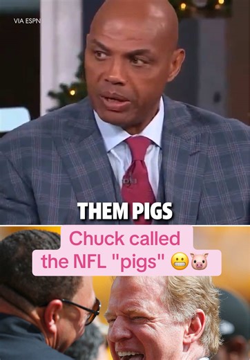 Chuck took it peesonal when the NFL came for Christmas 😳 (via @ESPN) #nba #christmas #nfl #chuck #charlesbarkley