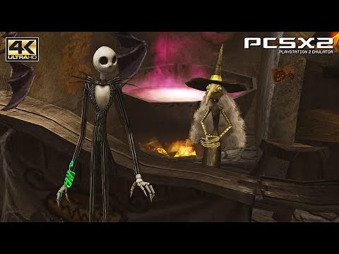 The Nightmare Before Christmas Oogie's Revenge - PS2 Gameplay UHD 4k 2160p (PCSX2)