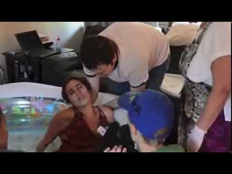 Home Water Birth with midwife Nancy Wainer