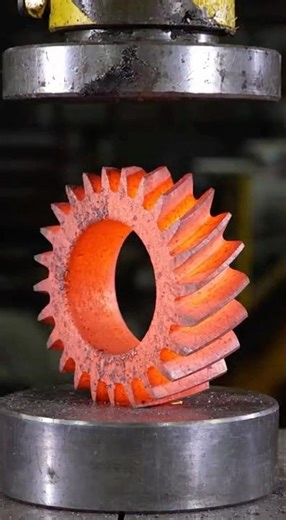 Hydraulic Press vs Red-Hot Gear: The Ultimate Smashing Showdown