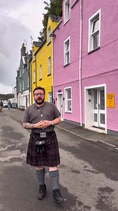 Welcome to Portree - The Port of the King. Ross is your guide today, and Skye isn’t just any stop for him - it’s his ancestral home. Clan MacNicol still gather here each year, just outside the town. History, heritage, and Highland heart - all surrounded by one wee harbour. #TartanVikingTours #VisitScotland #Skye #ScottishClans #Portree #ScottishHeritage | Tartan Viking
