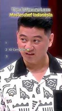 Top 3 Funny Moments from Masterchef Indonesia! #masterchefindonesia