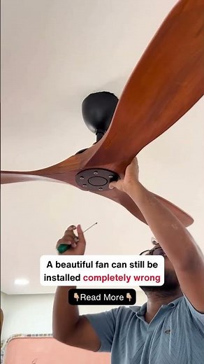Don't install a fan before checking this.