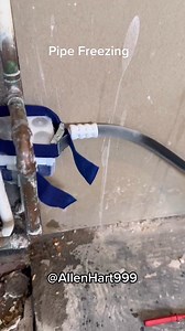 10K views · 31 reactions | Plumber pipe freezing. Using the Arctic Hayes UK pipe freezer. Electric pipe freezing kit #Plumber #Plumbing | Allen Hart | Facebook