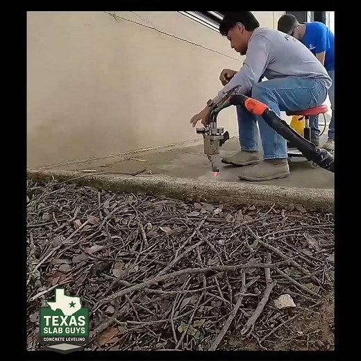 Warehouse Loading Bay Leveling Timelapse #concreteleveling #concretelifting #concrete
