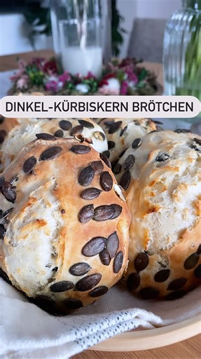 51K views · 779 reactions | Dinkel-Kürbiskern Brötchen 340 ml...