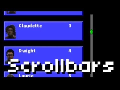 Scrollbars - Gamemaker Studio Tutorial