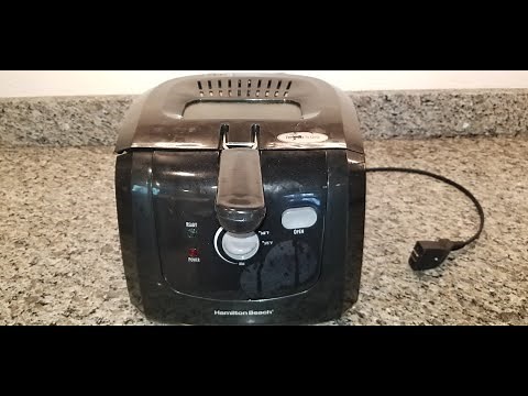 Hamilton Beach Cool Touch Deep Fryer with easy clean non stick basket. Review