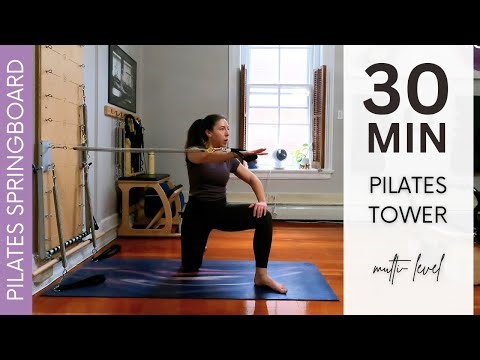 FULL BODY PILATES SPRINGBOARD WORKOUT | 30 Min | Multi-Level | Prop: None