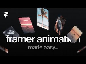 Copy This Approach for Building Framer Animations (Step-by-Step)
