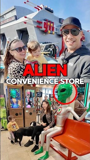 Visiting a Giant UFO Alien Store?! 👽