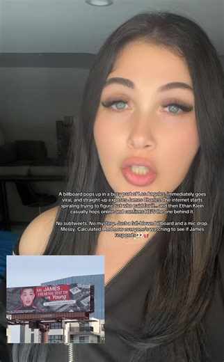 #ethanklein #jamescharles #trishapaytas #fyp #tiktoktea | james charles billboard