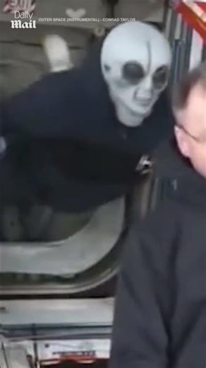 'Alien' greets SpaceX crew arriving at International Space Station