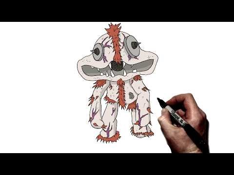How To Draw Wrongside Outimal | Step By Step | Poppy Playtime Chapter 5