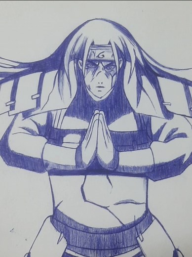 How to Draw Hashirama Senju Step by Step