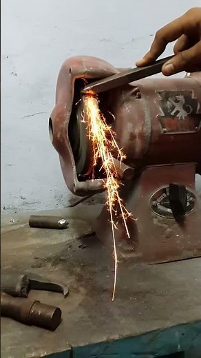 SPARK TEST FOR METAL IDENTIFICATION.