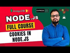 NodeJS Tutorial in Hindi #74 - Cookies in Node.js | Set, Get & Delete Cookies