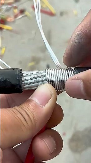 Perfect Wire Joint Method For Strong And Safe Electrical Connection #shorts #wire #electrician