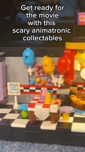 Five nights at freddy's animatronic collactables #collectables #fnaf #fnafmovie #lego #fnafmovie2