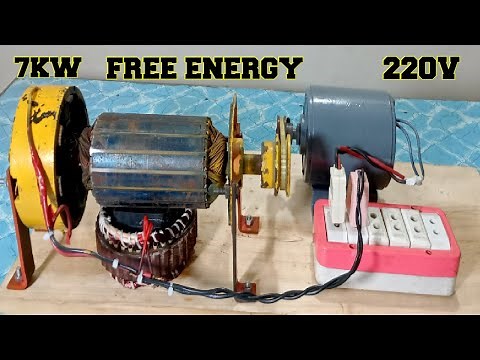 Building a 7 kW Free Energy Generator: DC Rotor & 220V Motor Guide