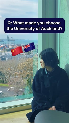 🇨🇳 Anjin from China picked the University of Auckland for her Gender Studies PhD 🎓✨ She chose it for top teaching resources, a perfect academic environment, and research aligned with her supervisor. #universityofauckland #uoa #internationalstudents #studyabroad #studentlife | University of Auckland International