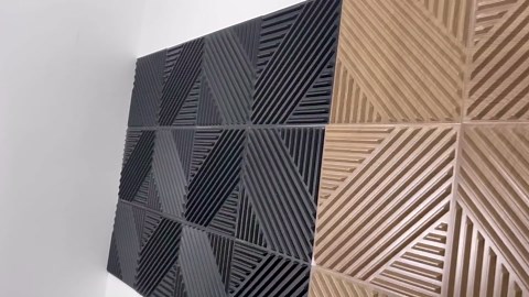 Art3d 33-Pack 3D Wall Panels for Interior Wall Decor, Textured Accent Wall Paneling for Living Room, Bedroom, TV Wall Background, 12"x12" Black