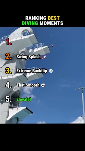Ranking Best Diving Moments #diving #water #ranking