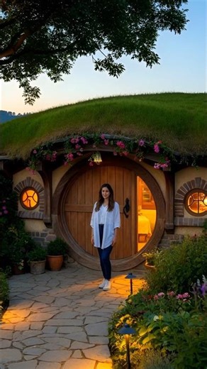 “Hidden Hobbit House in the Hills 🌿 | A Magical Earth Home You Won’t Believe!”