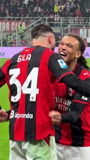 Primo gol in rossonero per Mario Gila! #acmilan #football #seriea #milanatalanta