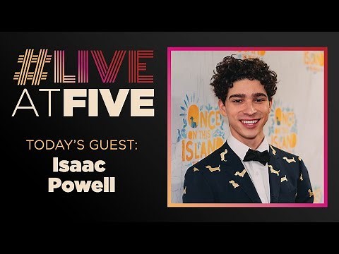 Broadway.com #LiveatFive with Isaac Cole Powell of ONCE ON THIS ISLAND