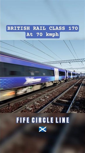 British Rail Class 170 #trainsimworld #britishrailways #shorts #trainspotting #trainspotter