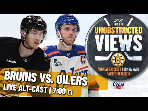 LIVE - Boston Bruins vs. Edmonton Oilers Altcast | Unobstructed Views