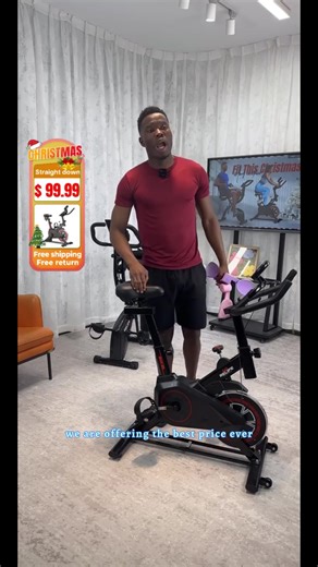 RELIFE REBUILD YOUR LIFE Mini Exercise Bike Compact Stationary Bike Silent Indoor Cycling for Small Space w/Adjustable Seat, Smooth Pedal & Belt Drive