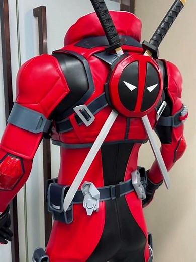 Marvel Rivals Deadpool Cosplay Costume | Full Try-On & Detail Showcase